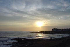 porthcawl in silhouette